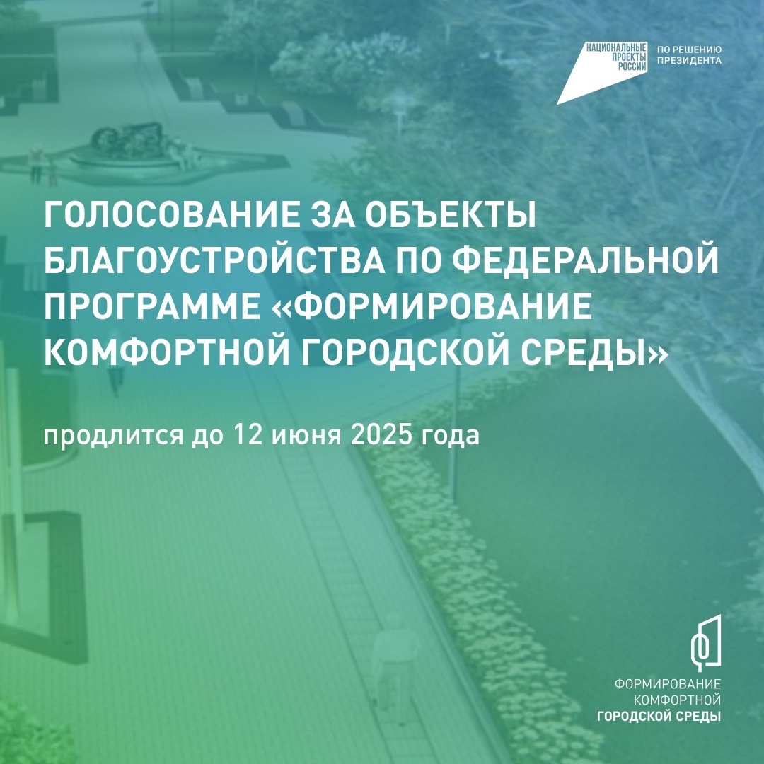 До 12 июня ачинцы могут проголосовать за территорию, которую благоустроят в следующем году.