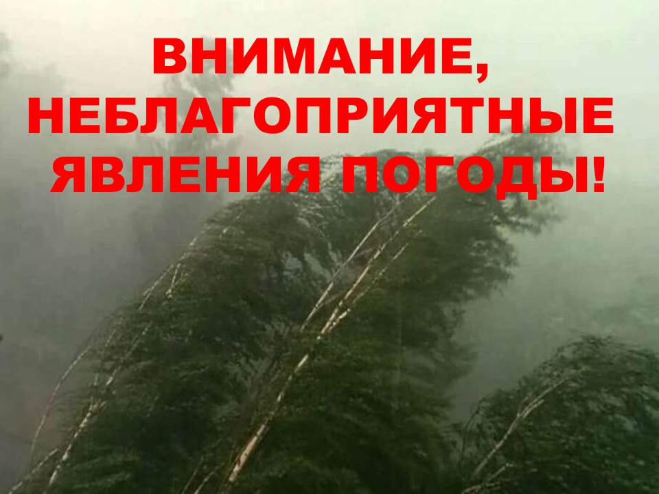 ЭКСТРЕННОЕ ПРЕДУПРЕЖДЕНИЕ ОБ ОПАСНЫХ И НЕБЛАГОПРИЯТНЫХ ЯВЛЕНИЯХ ПОГОДЫ.