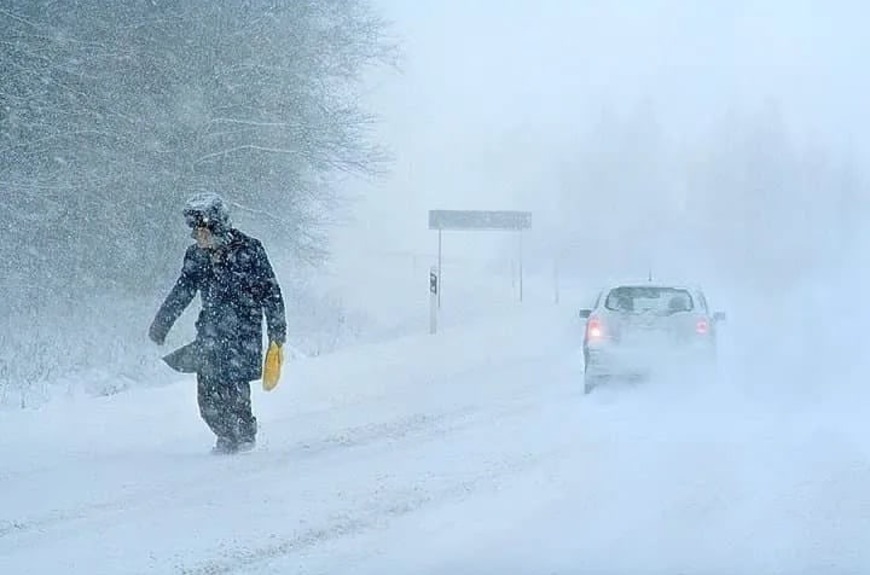 Памятка участникам дорожного движения при снегопаде..