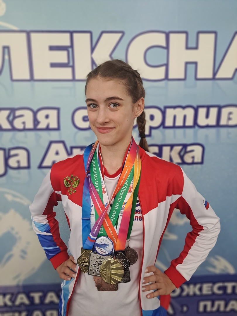 Ачинка выиграла Чемпионат и первенство Сибирского федерального округа по плаванию.