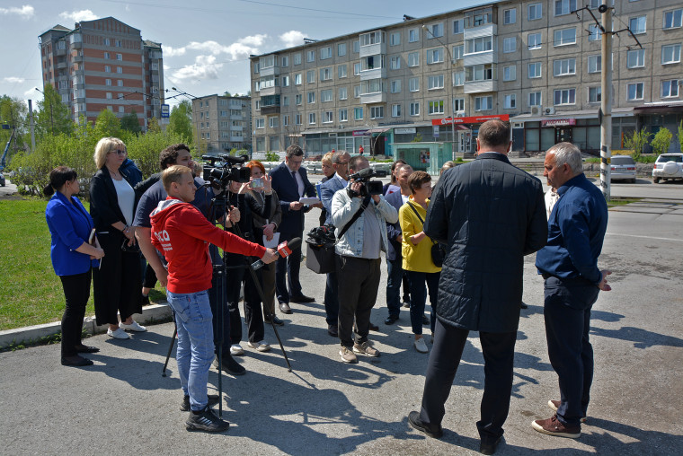 Работы на улице Кравченко на контроле Главы. Работы на улице Кравченко на контроле Главы.